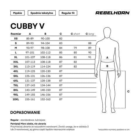 Spodnie Tekstylne Rebelhorn Cubby V Black