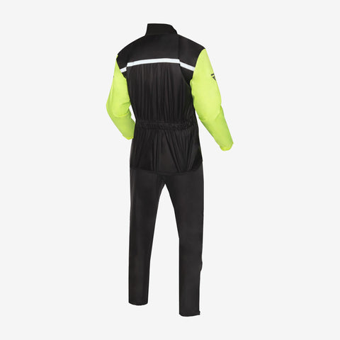 Kombinezon Przeciwdeszczowy Rebelhorn Rain Black/Fluo Yellow 2-częściowy