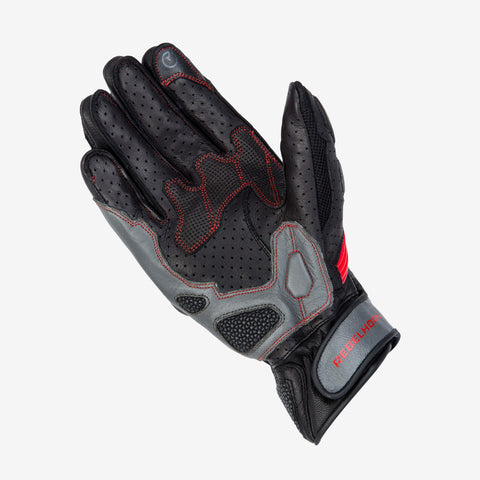 Rękawice Rebelhorn Flux II Black/Grey/Flo Red