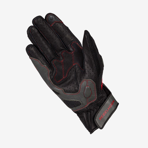 Rękawice Rebelhorn Flux II Lady Black/Grey/Flo Red