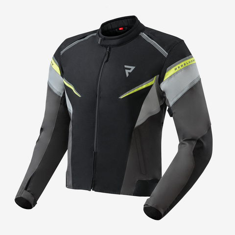 Kurtka Tekstylna Rebelhorn Spark Black/Grey/Fluo Yellow