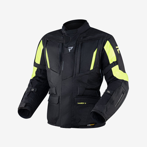 Kurtka Tekstylna Rebelhorn Hardy II Black/Flo Yellow