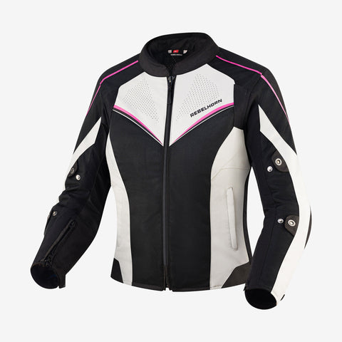 Kurtka Tekstylna Rebelhorn Hiflow IV Lady Black/Silver/Flo Pink