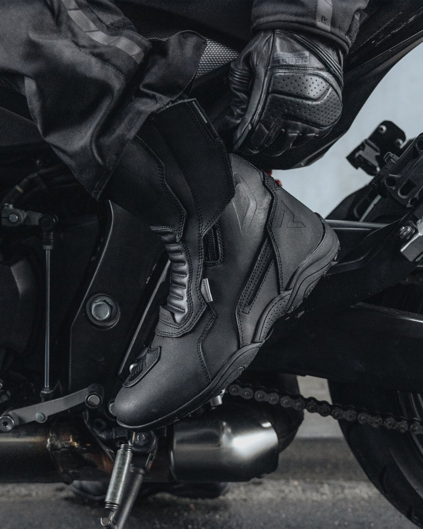 Scout Buty Motocyklowe Czarny Mat