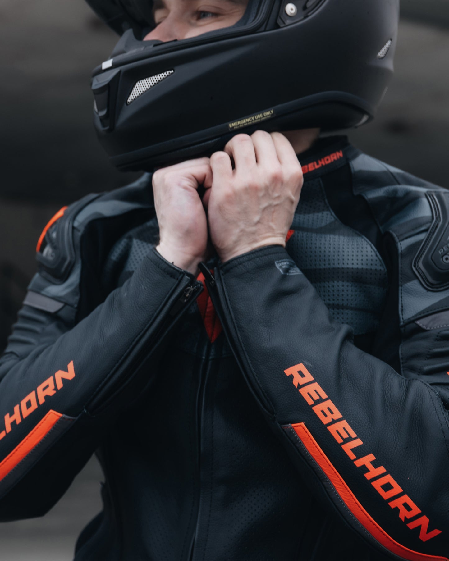 Vandal Kurtka Motocyklowa Skórzana Czerwona