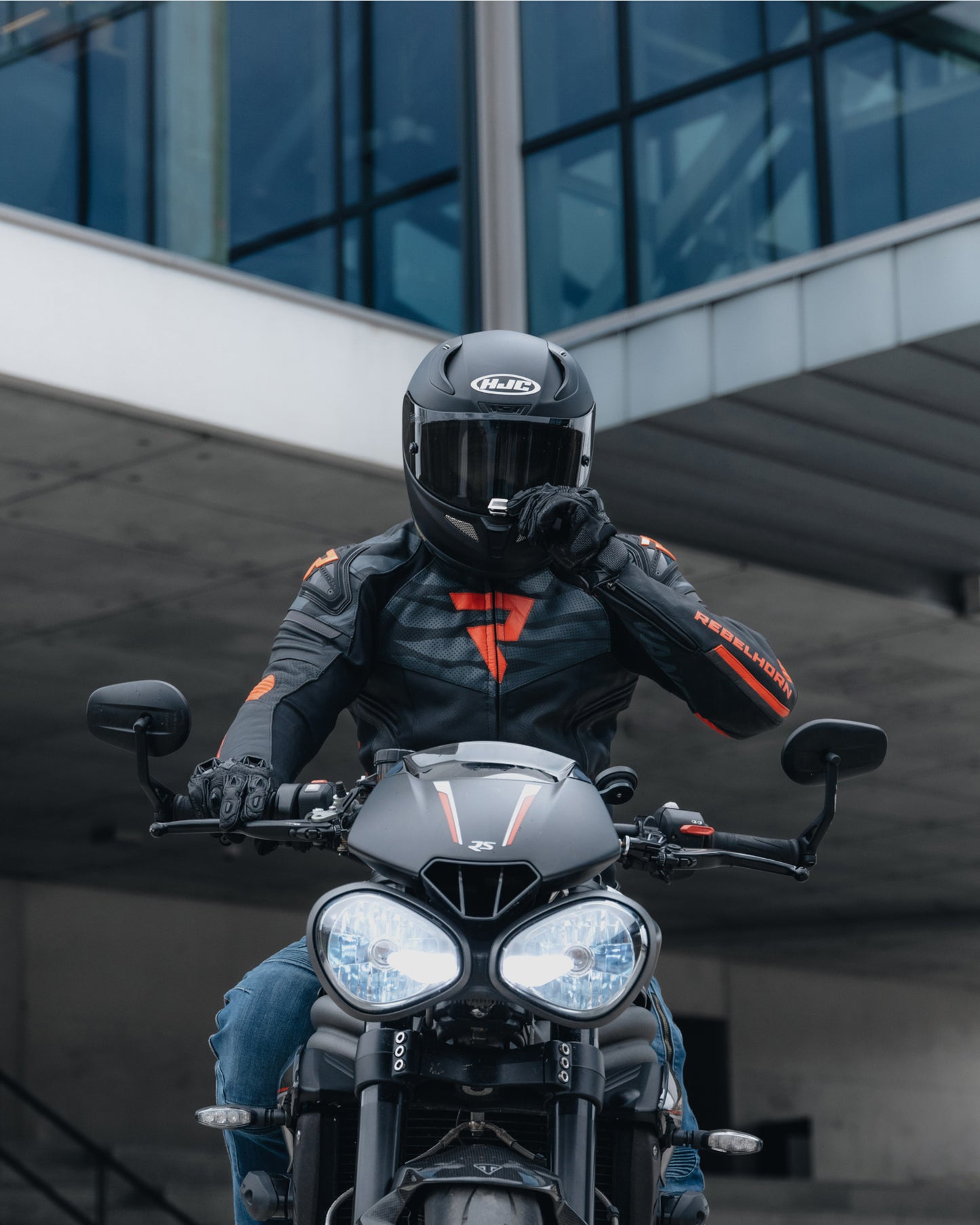 Vandal Kurtka Motocyklowa Skórzana Czerwona