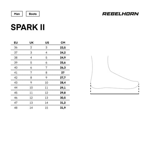Buty Rebelhorn Spark II Black/Fluo Yellow