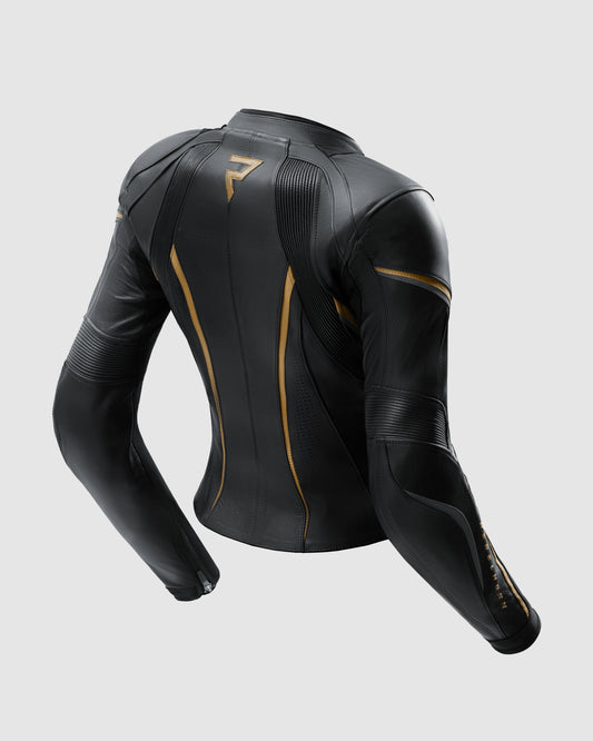 Diva ST Damska Kurtka Motocyklowa Złota