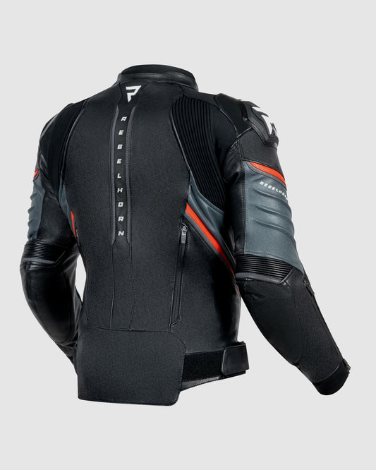 Veloce Kurtka Motocyklowa Skórzana Zielona