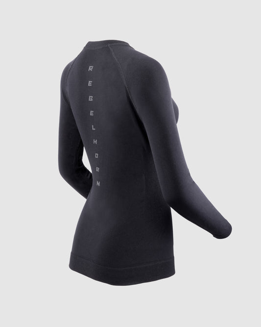 Freeze II Damska Koszulka Termoaktywna Czarna