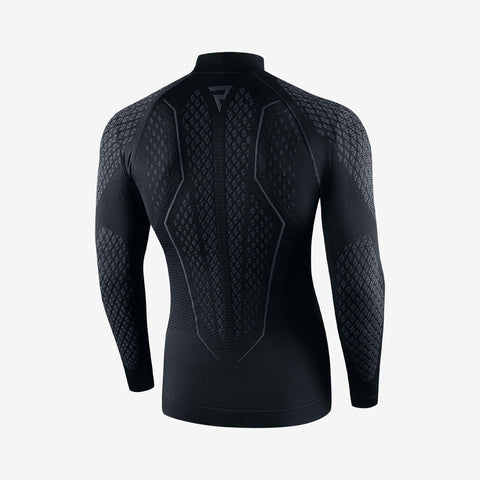 Koszulka Termoaktywna Rebelhorn Therm II Black/Grey z Długim Rękawem