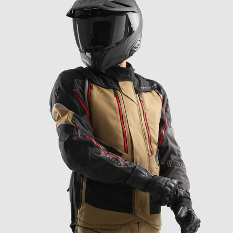 Kurtka tekstylna Rebelhorn Hardy 3.0 Desert/Grey/Red