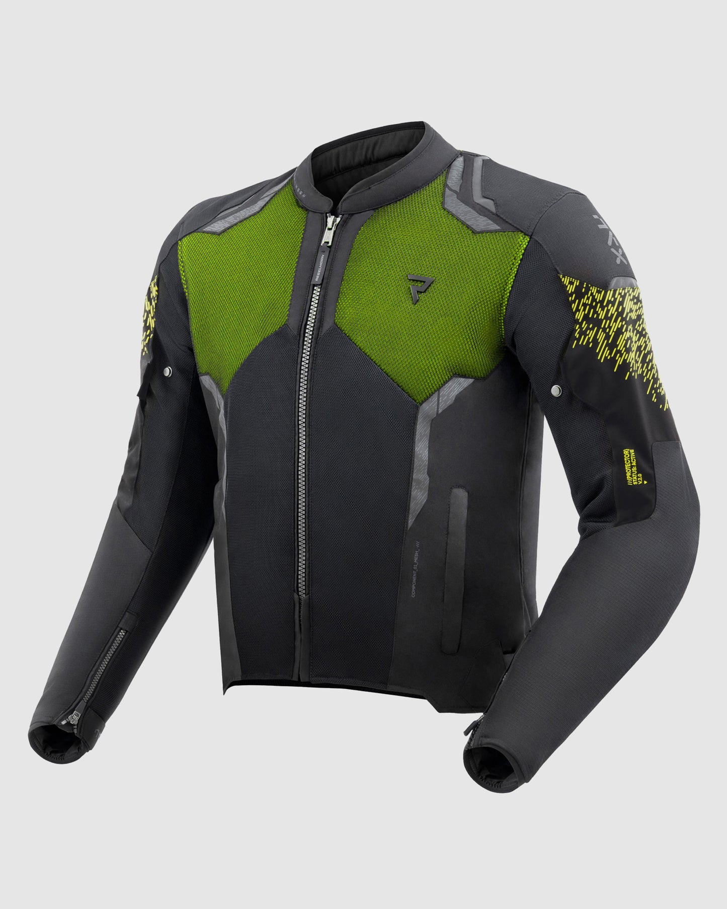 Jax Kurtka Motocyklowa Zielona