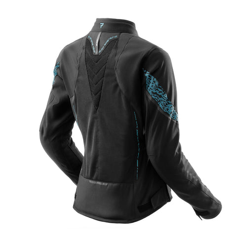 Kurtka Tekstylna Rebelhorn Jax Lady Black Blue Lagoon