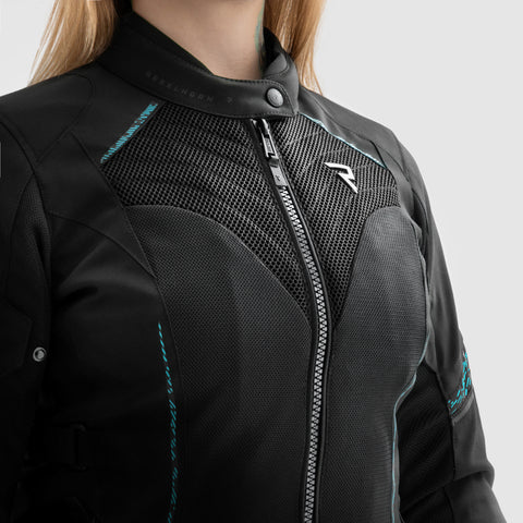 Kurtka Tekstylna Rebelhorn Jax Lady Black Blue Lagoon