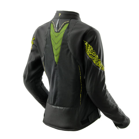 Kurtka Tekstylna Rebelhorn Jax Lady Black Fluo Yellow