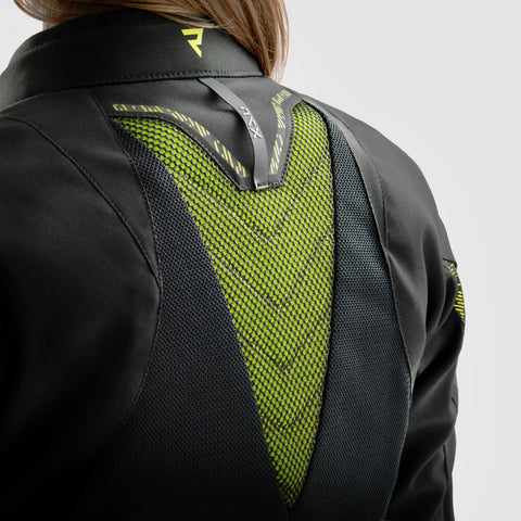 Kurtka Tekstylna Rebelhorn Jax Lady Black Fluo Yellow