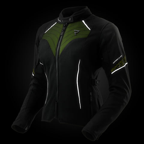 Kurtka Tekstylna Rebelhorn Jax Lady Black Fluo Yellow
