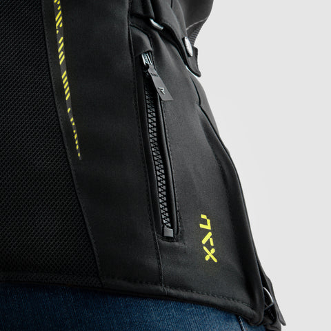 Kurtka Tekstylna Rebelhorn Jax Lady Black Fluo Yellow