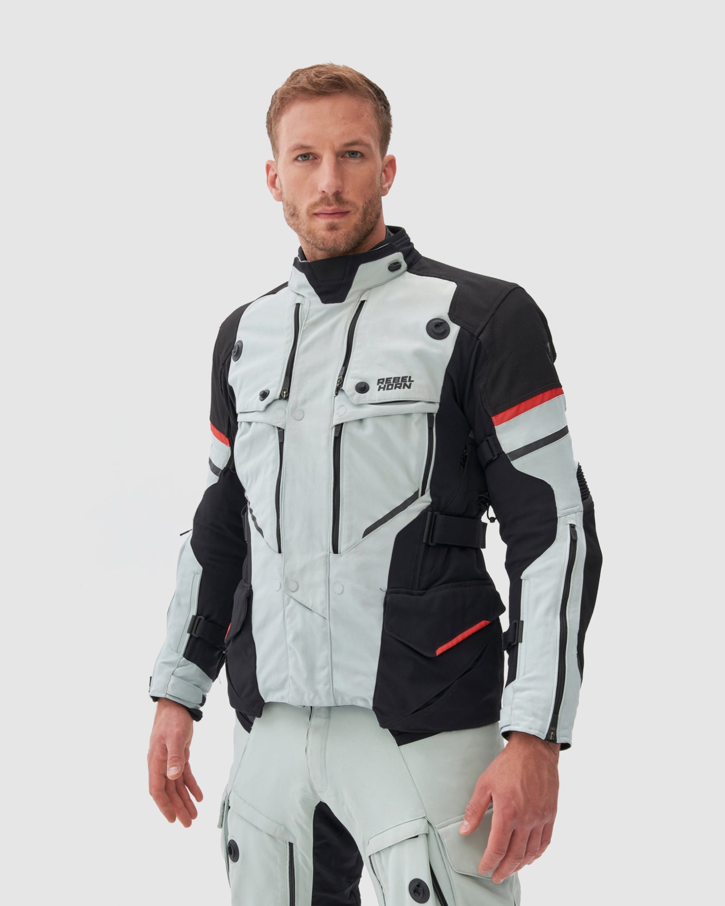 Range Kurtka Motocyklowa Szara