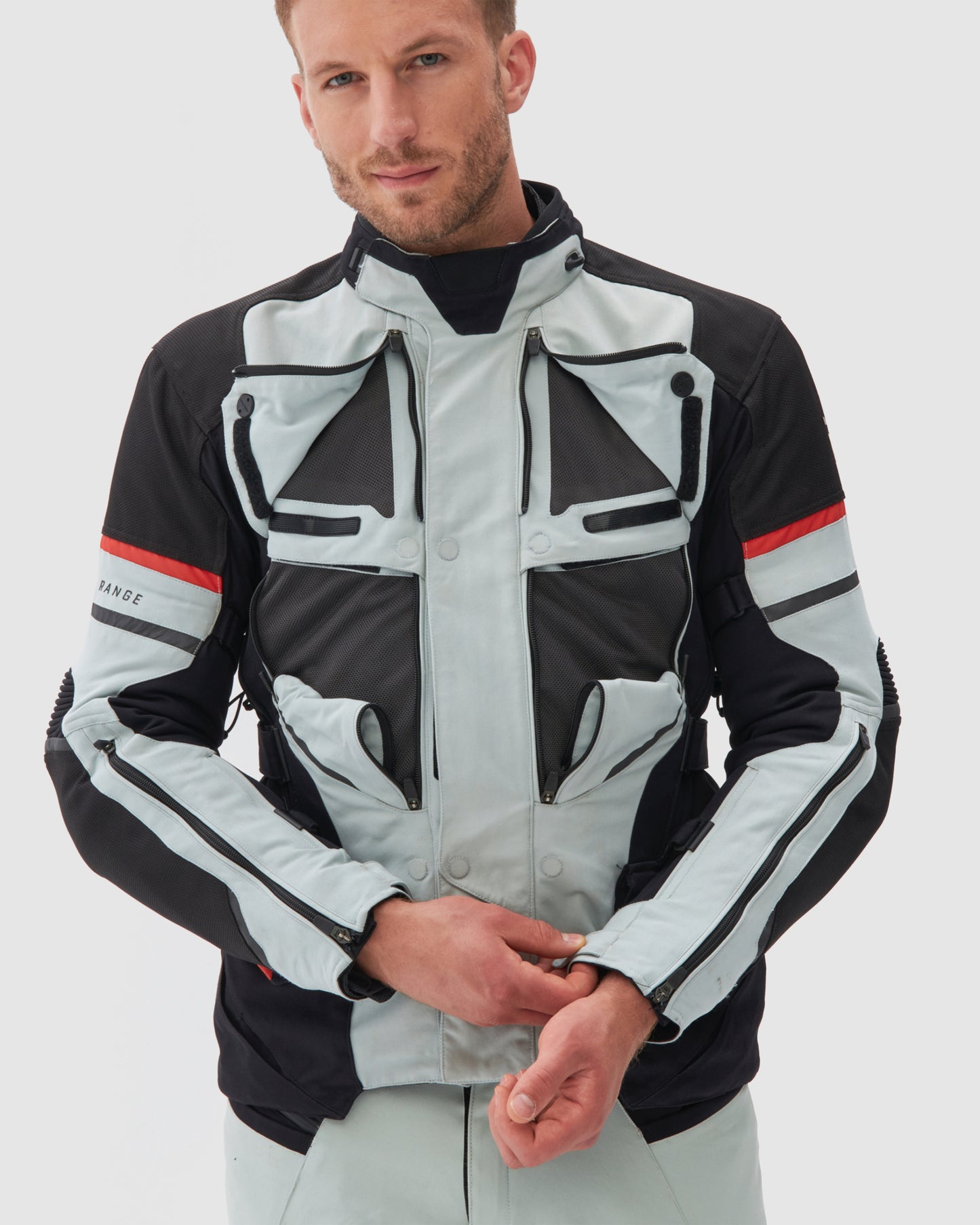 Range Kurtka Motocyklowa Szara