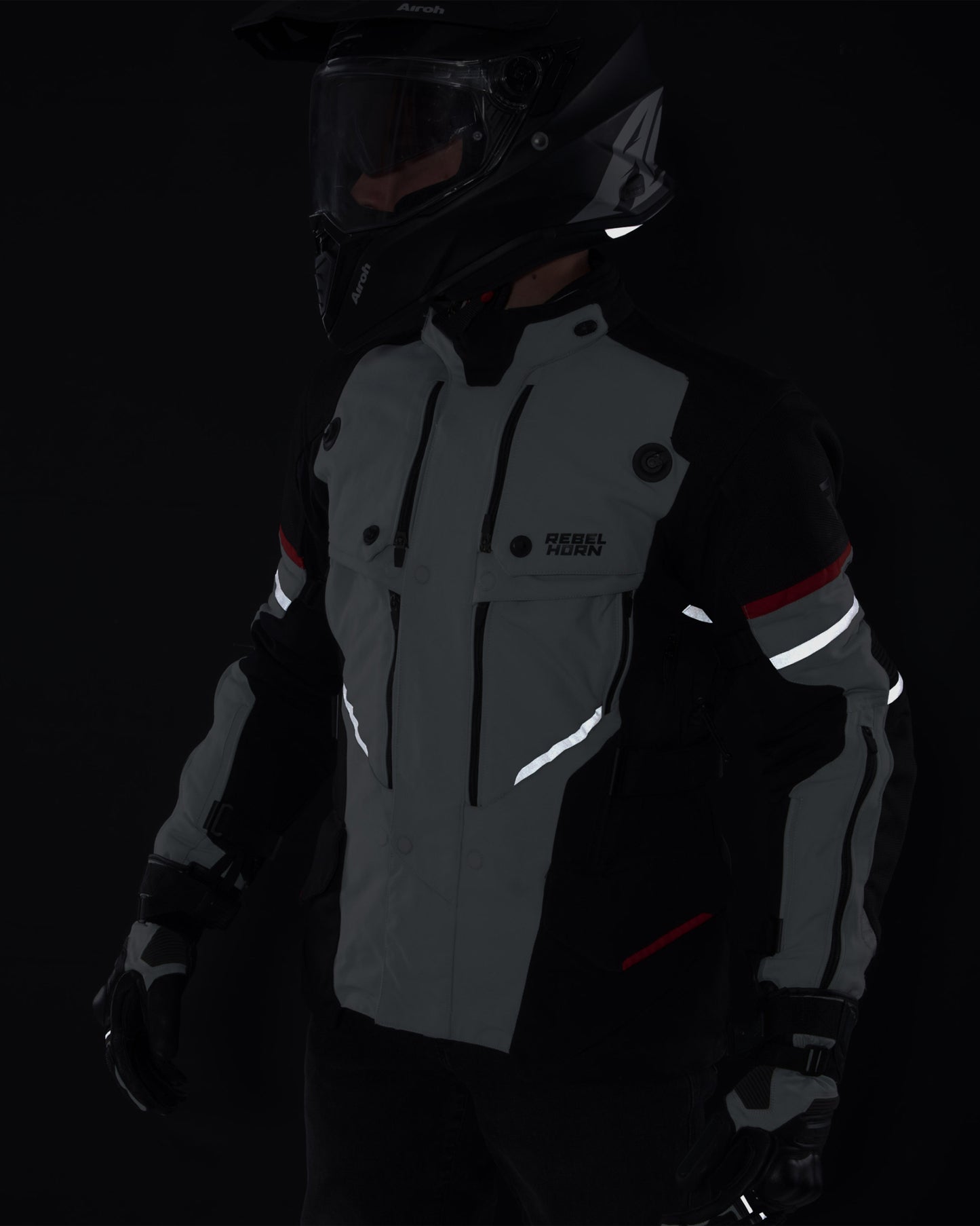 Range Kurtka Motocyklowa Szara