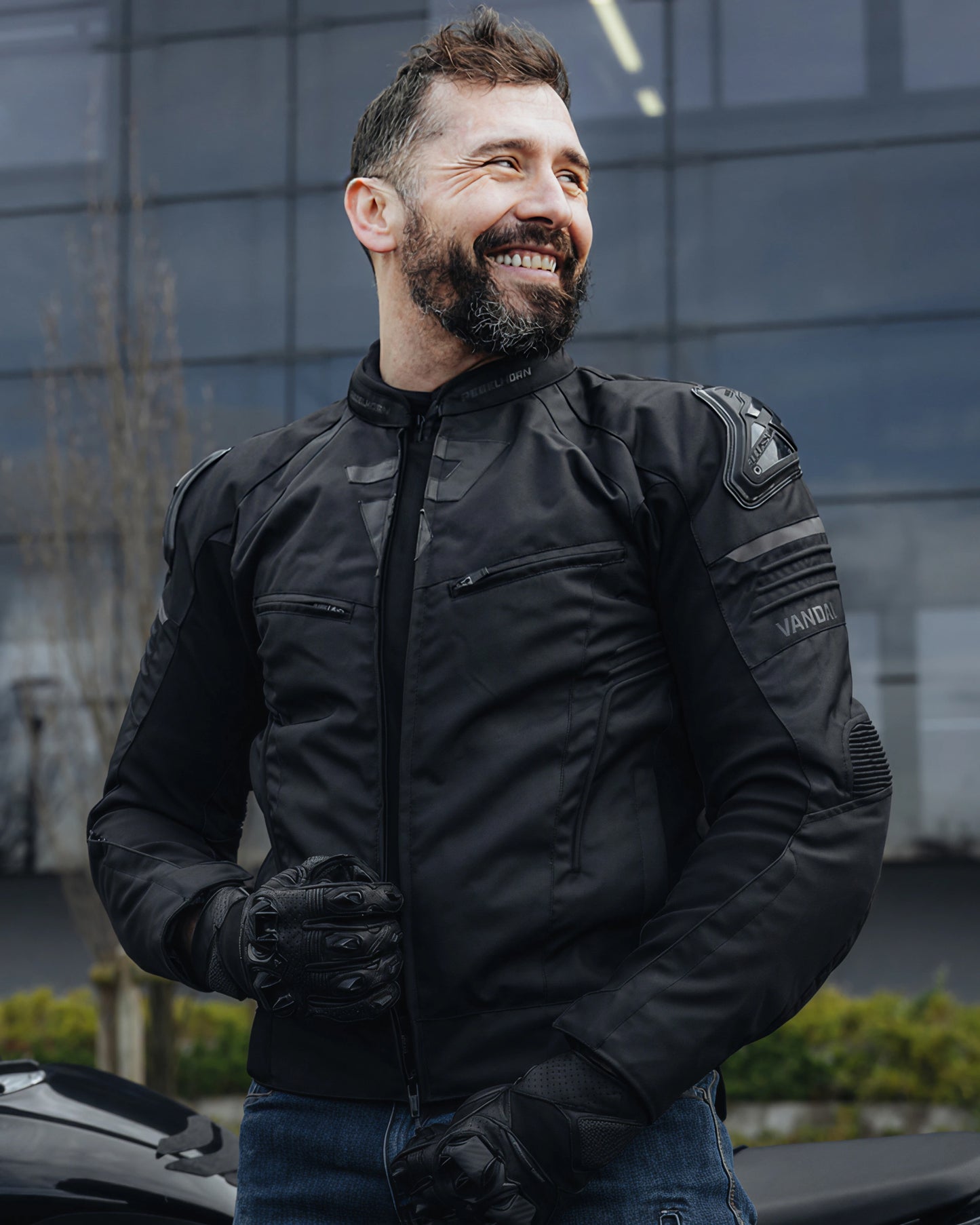 Vandal Kurtka Motocyklowa Czarna