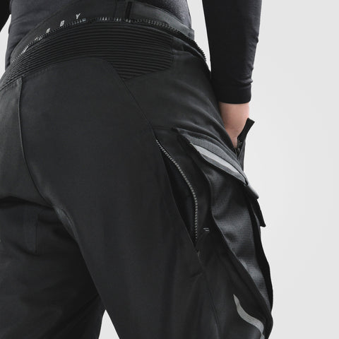 Spodnie Tekstylne Rebelhorn Cubby V Black z Przedłużaną Nogawką