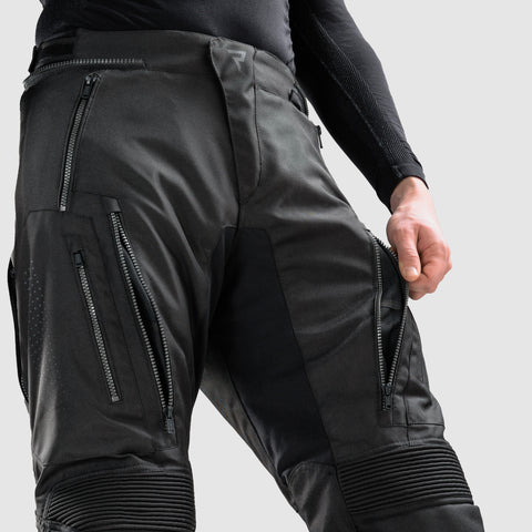Spodnie Tekstylne Rebelhorn Hiker IV Black ze Skróconą Nogawką