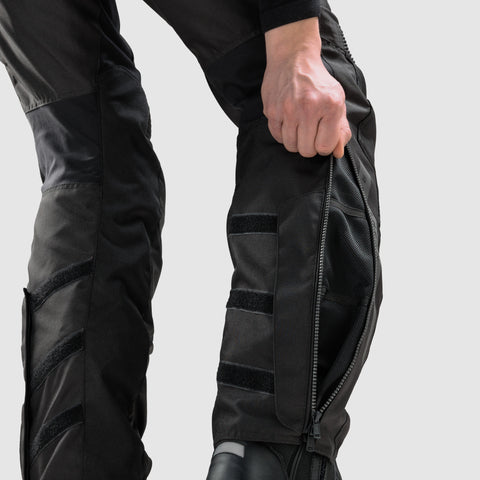 Spodnie Tekstylne Rebelhorn Hiker IV Black z Przedłużaną Nogawką