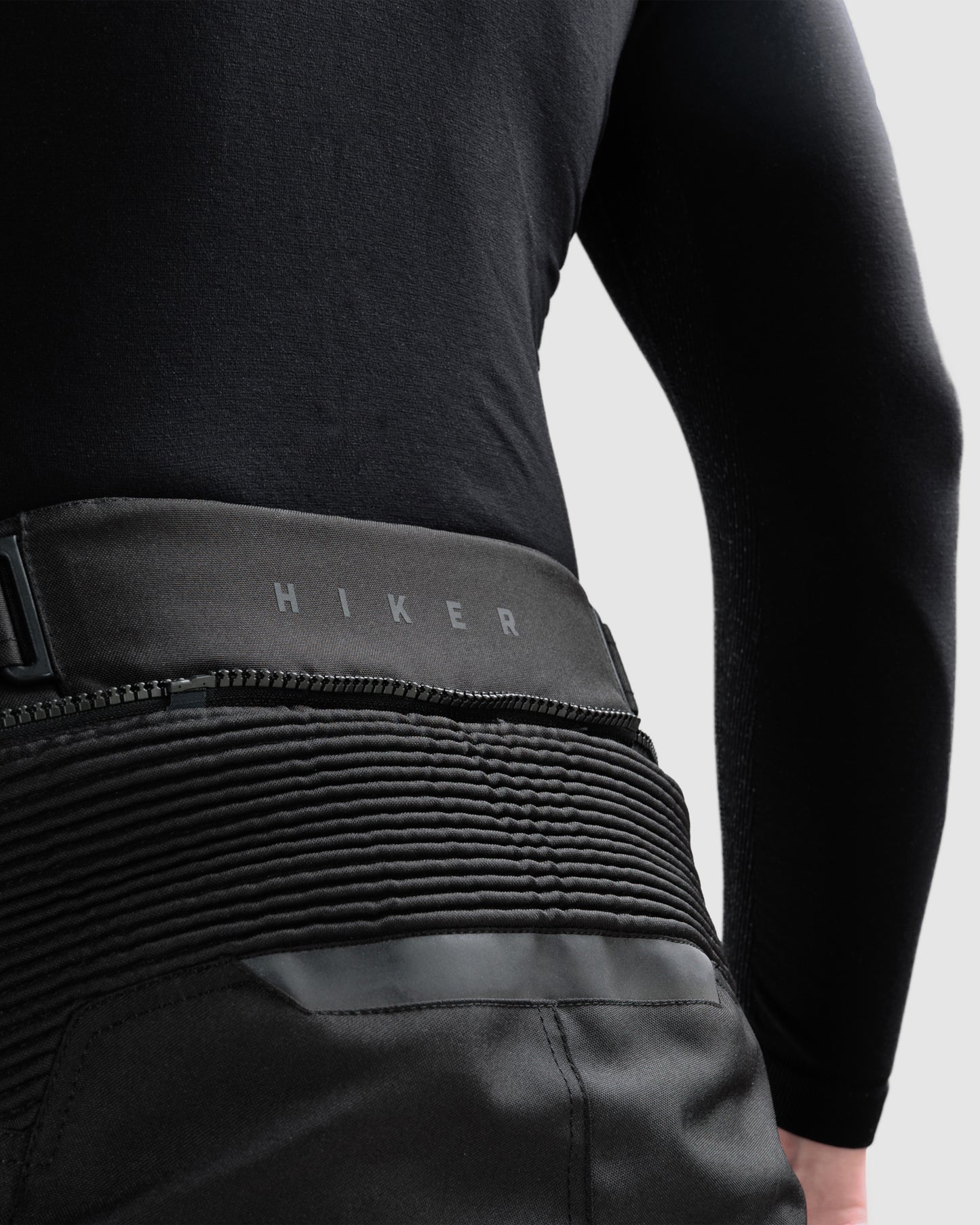 Hiker IV Spodnie Motocyklowe Czarne Skracane