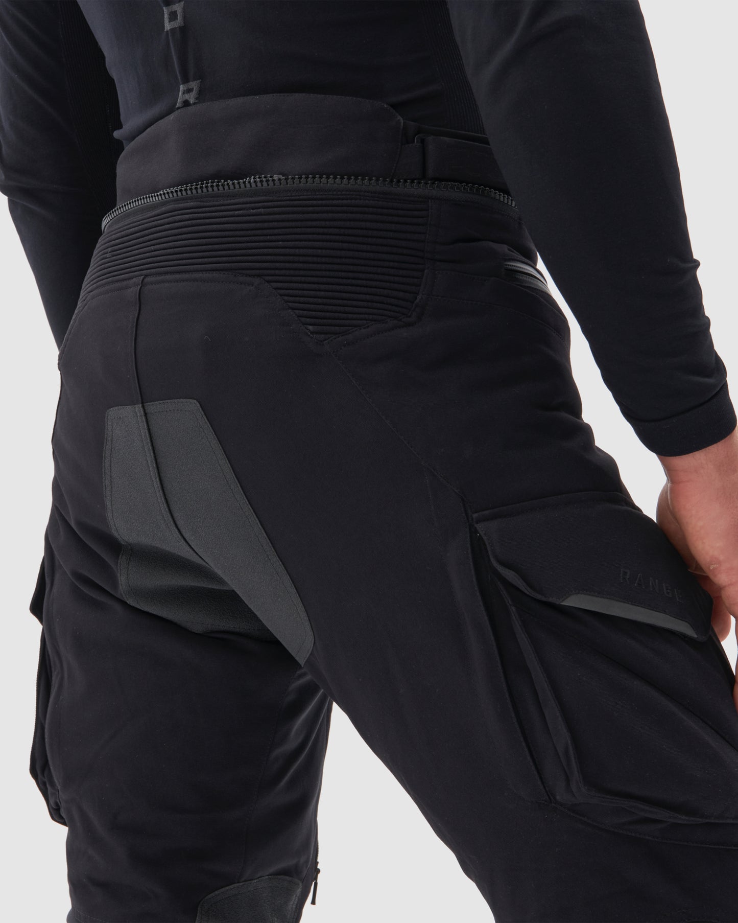 Range Spodnie Motocyklowe Czarne