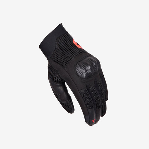 Rękawice Rebelhorn Gap III Black/Fluo Red