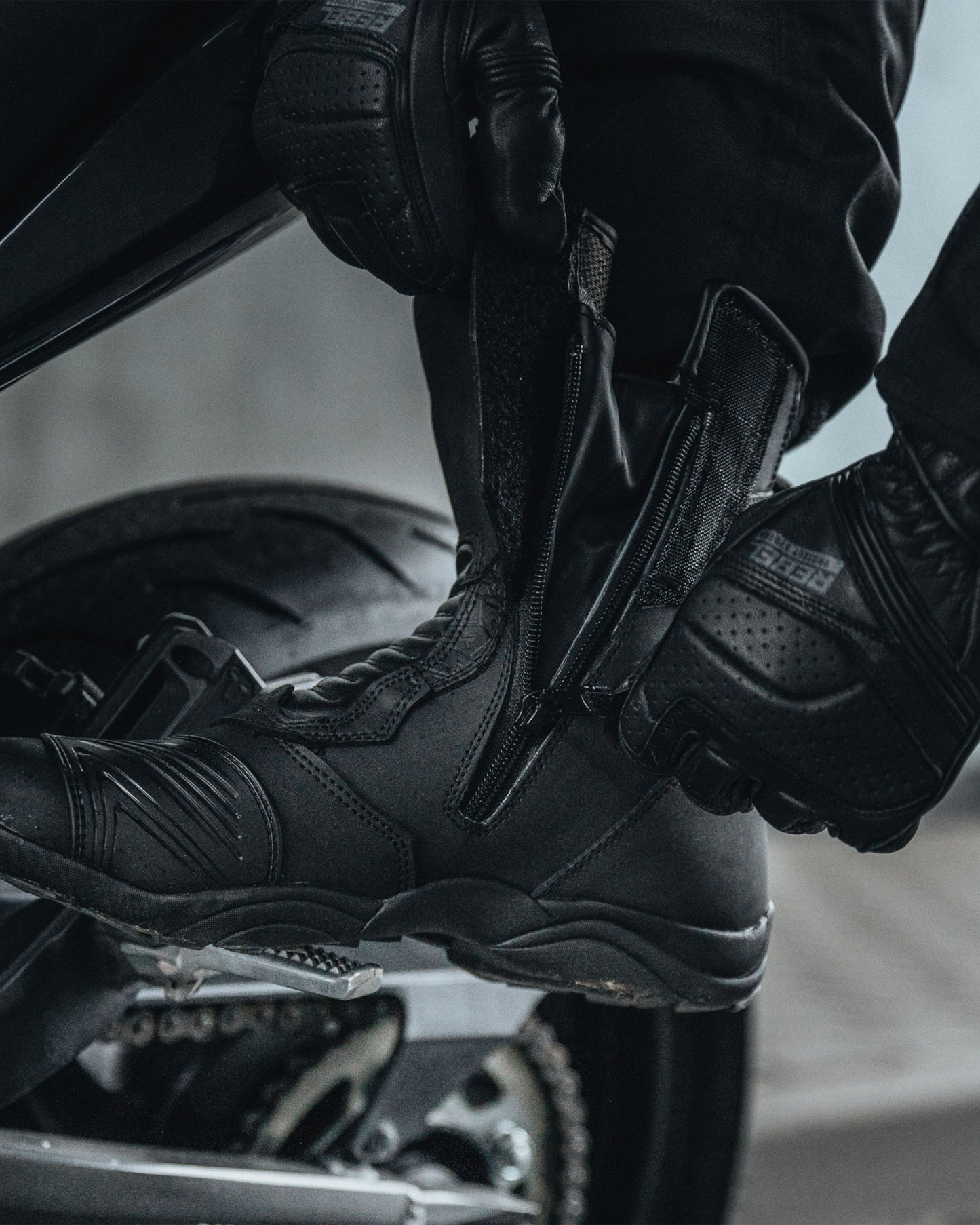 Scout Buty Motocyklowe Czarny Mat