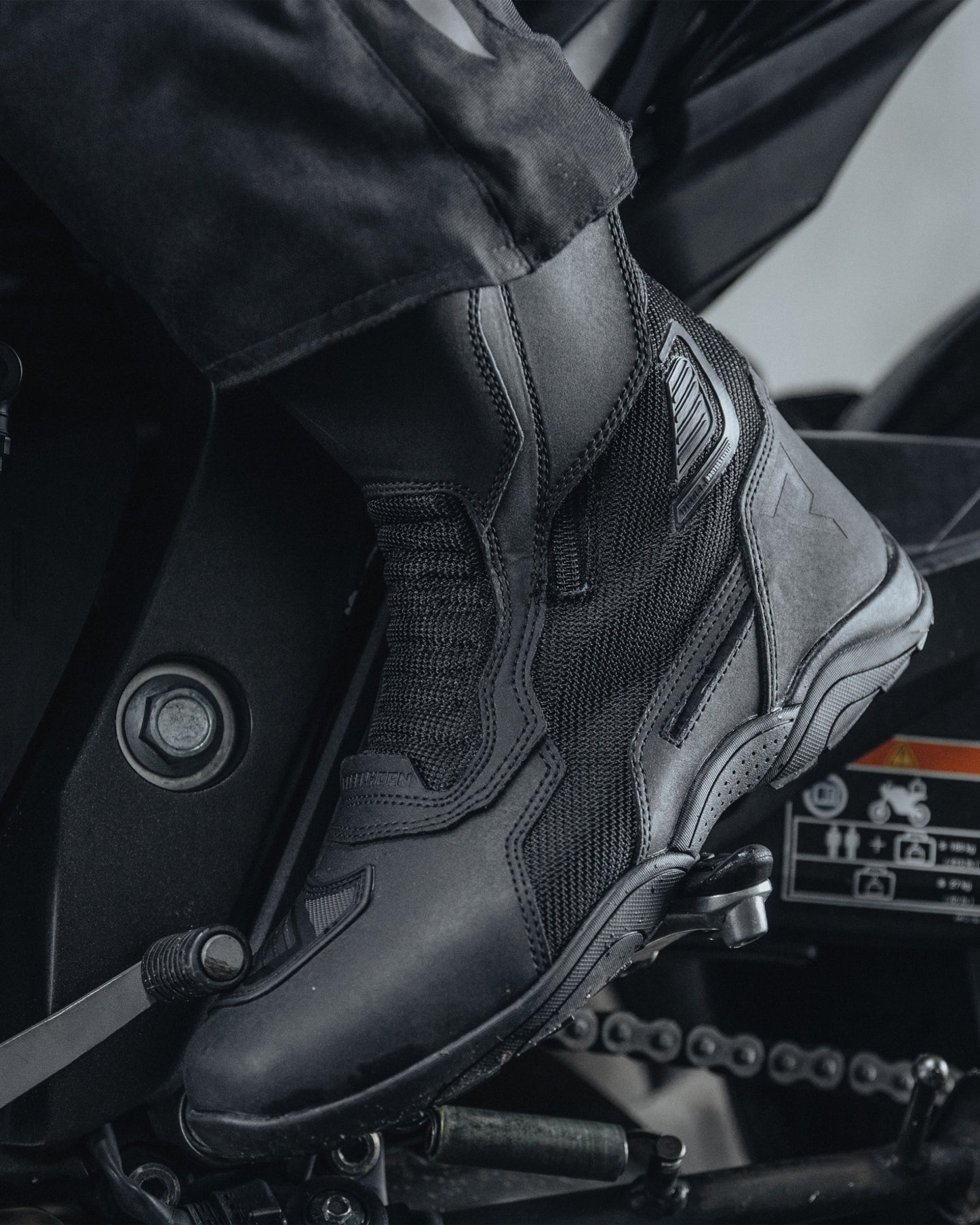 Scout Air Buty Motocyklowe Czarny Mat
