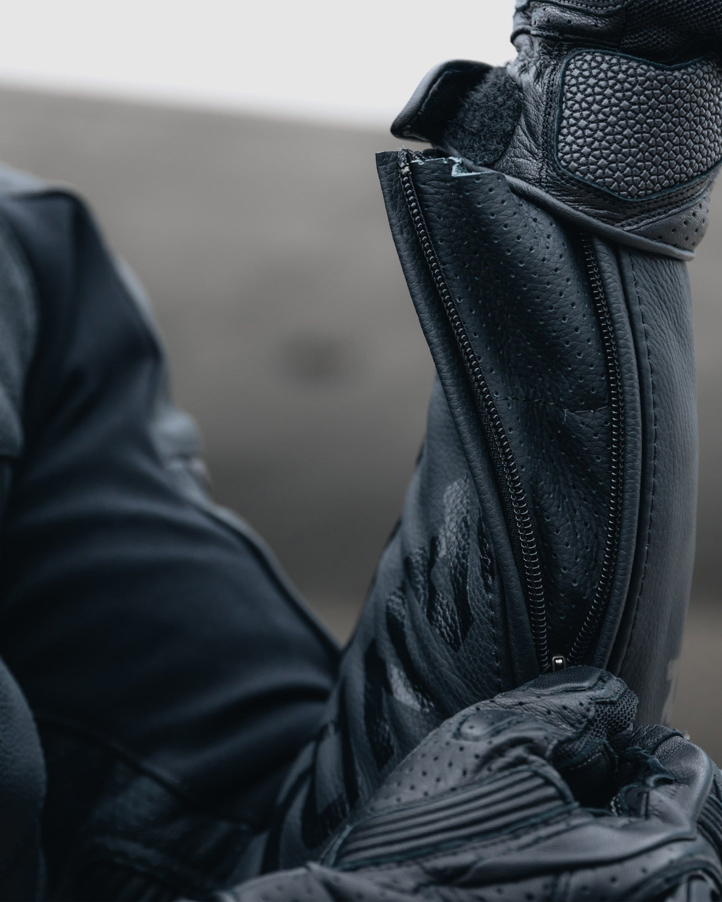 Vandal Kurtka Motocyklowa Skórzana Czarna