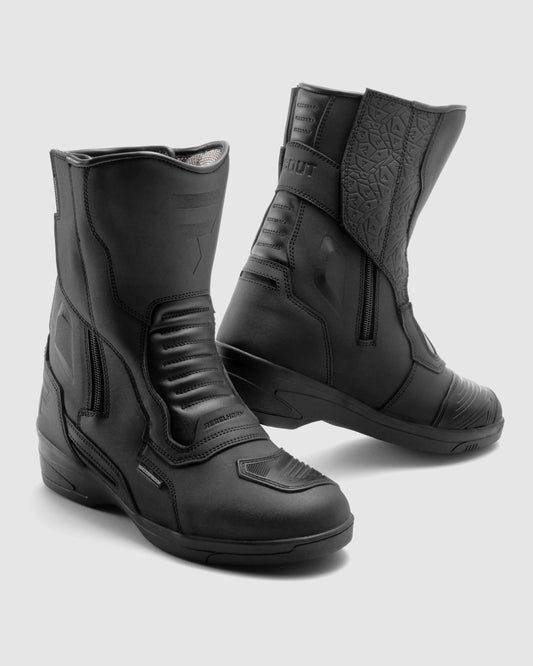 Scout High Heel Damskie Buty Motocyklowe Czarne