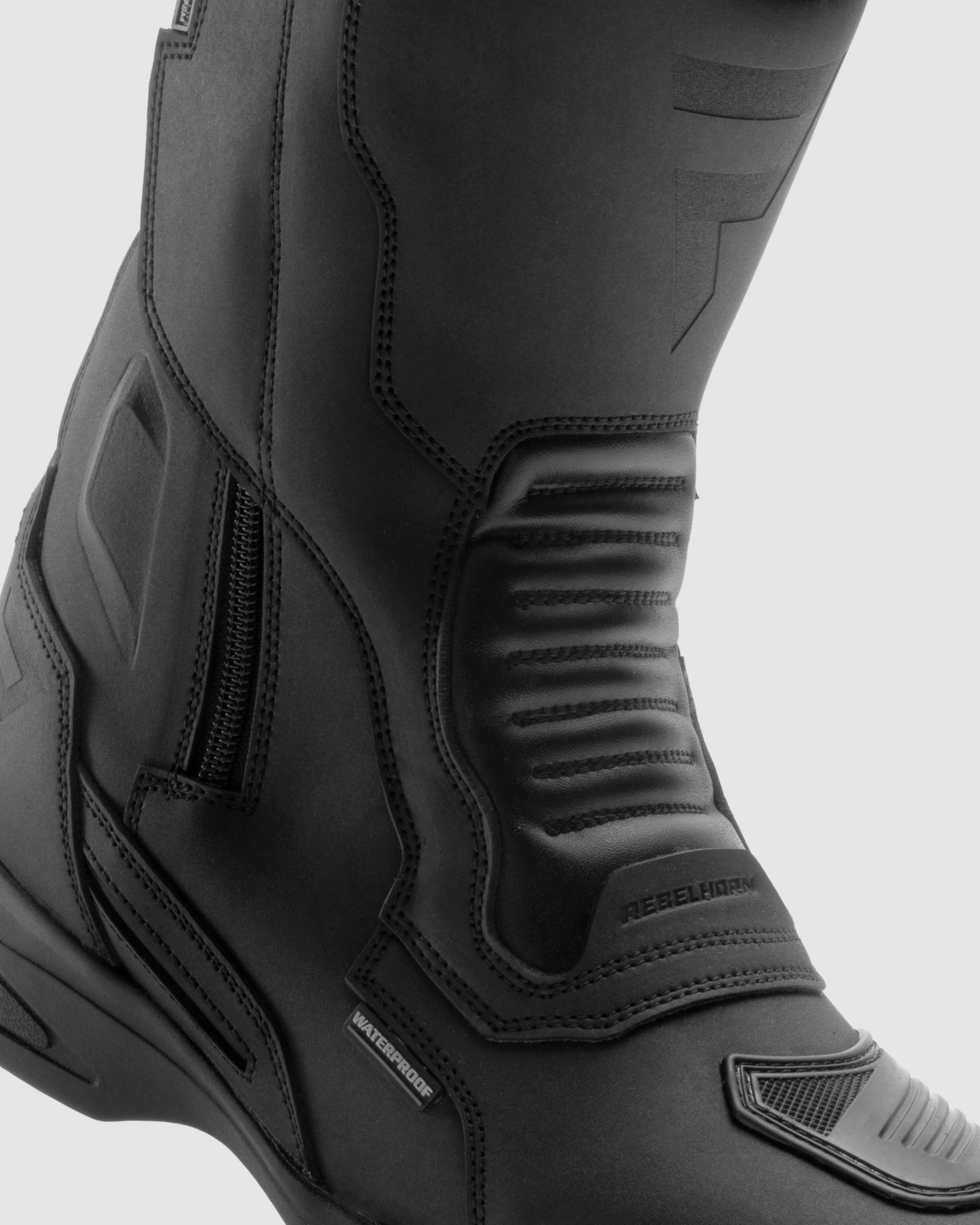 Scout High Heel Damskie Buty Motocyklowe Czarne