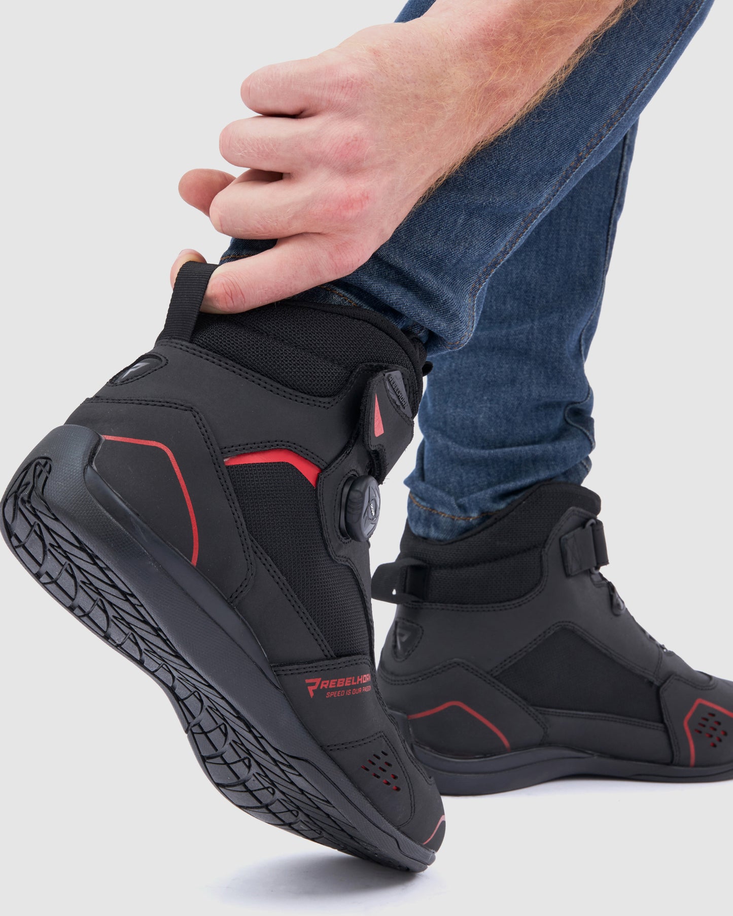 Spark II Buty Motocyklowe Czerwone