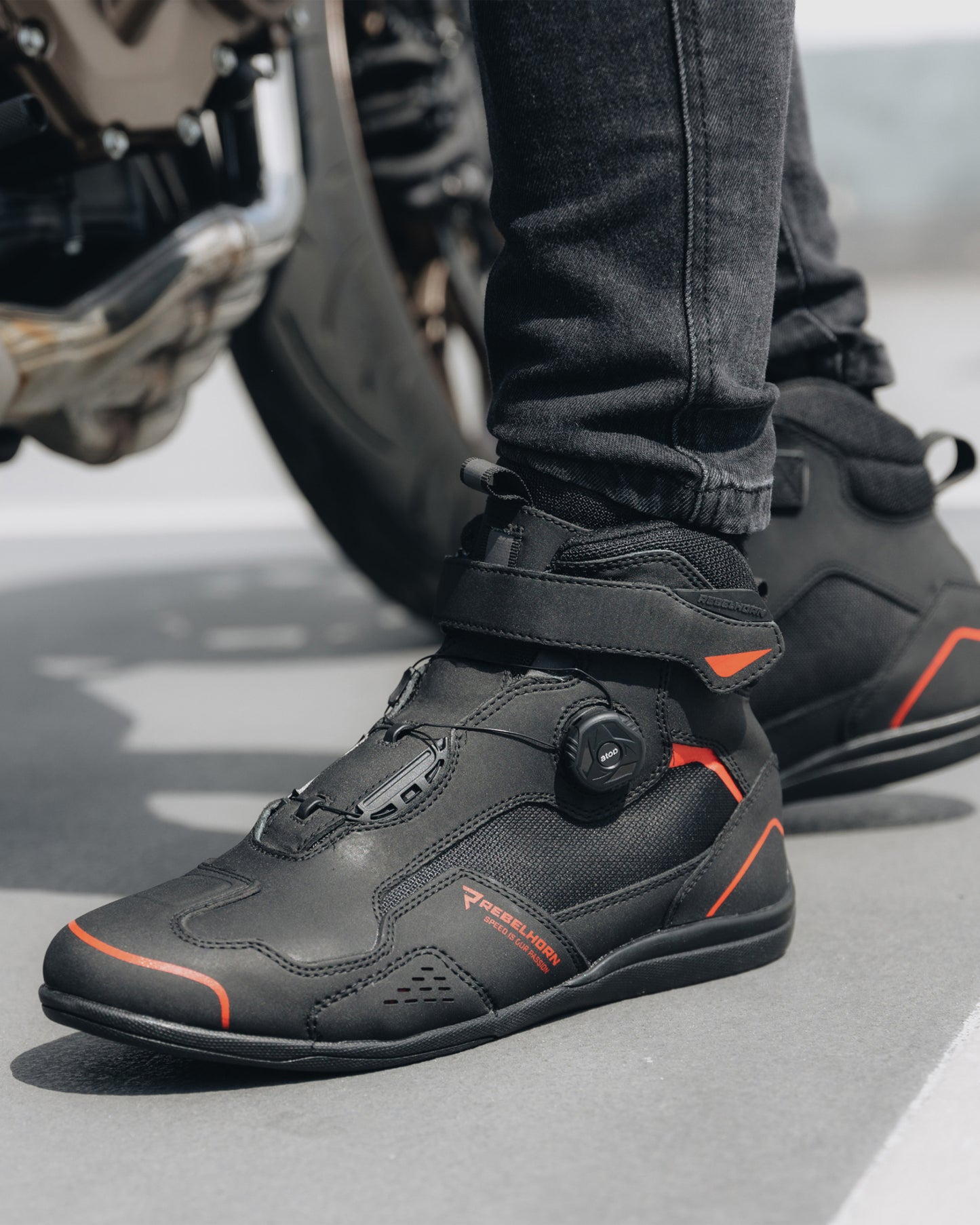 Spark II Buty Motocyklowe Czerwone