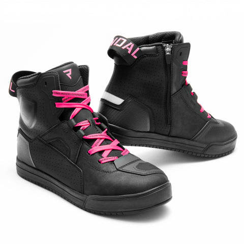 Buty Motocyklowe Rebelhorn Vandal II Lady Black/Pink