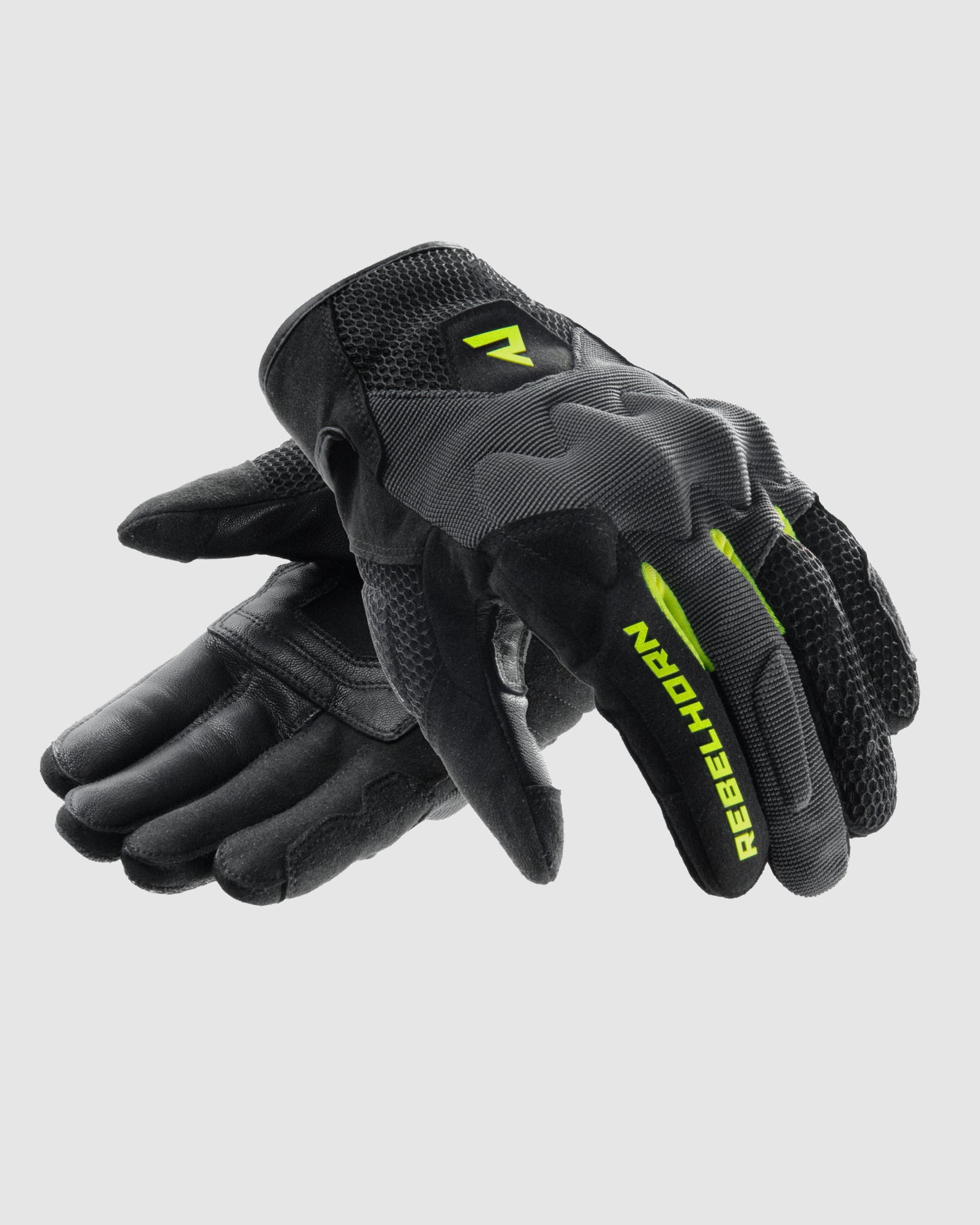 Core Rękawice Motocyklowe Żółte Fluo