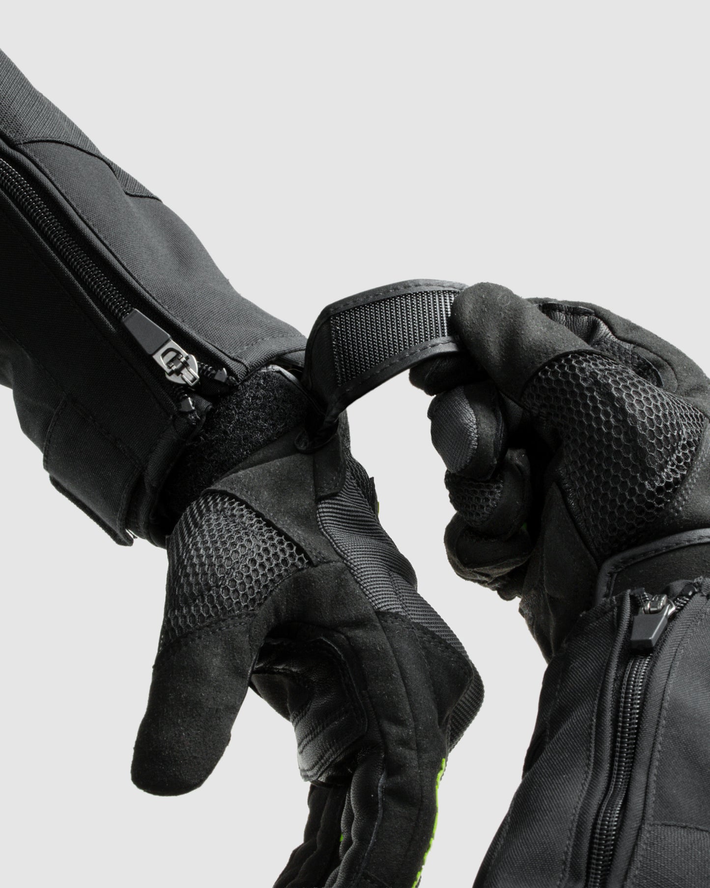 Core Rękawice Motocyklowe Żółte Fluo