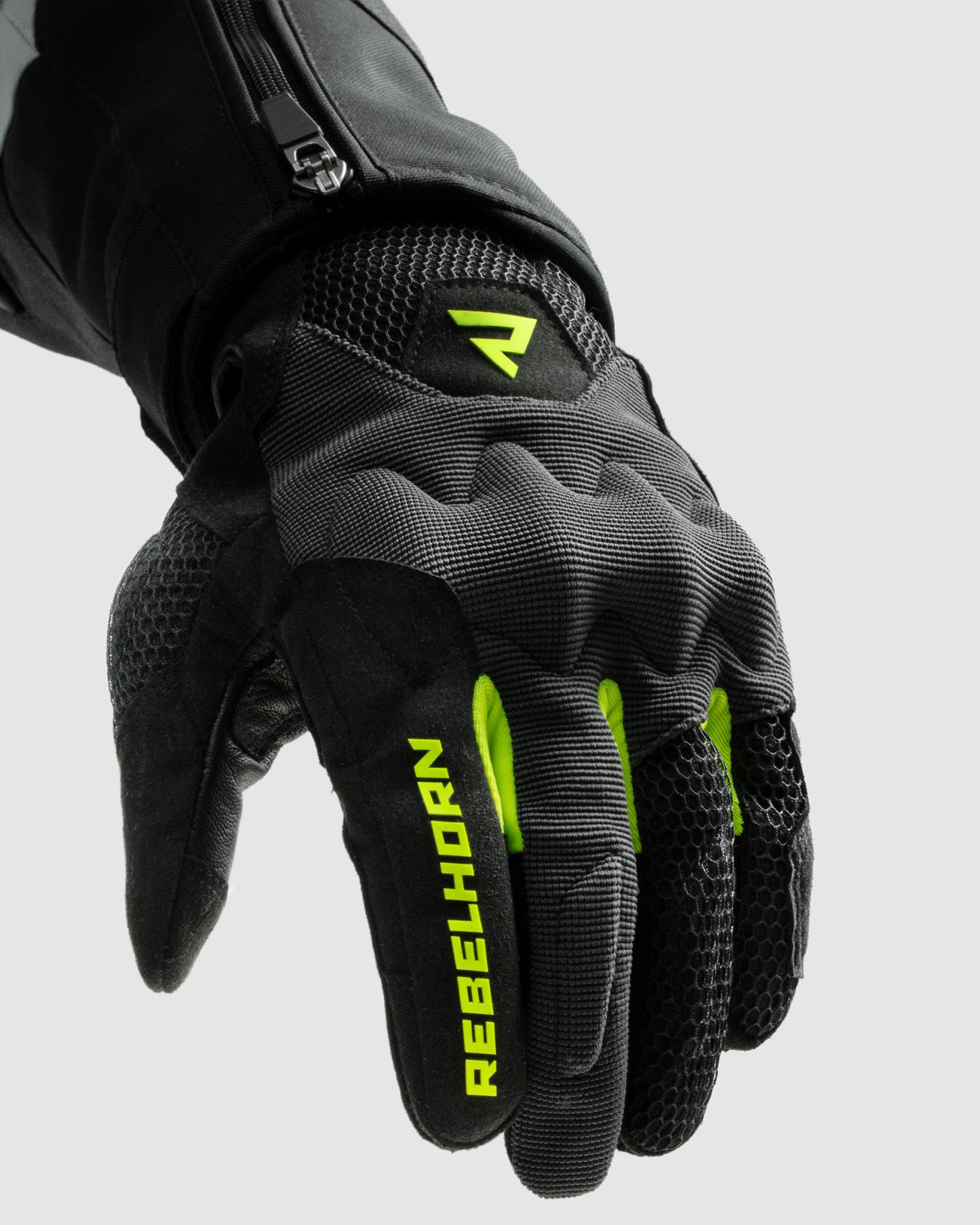 Core Rękawice Motocyklowe Żółte Fluo