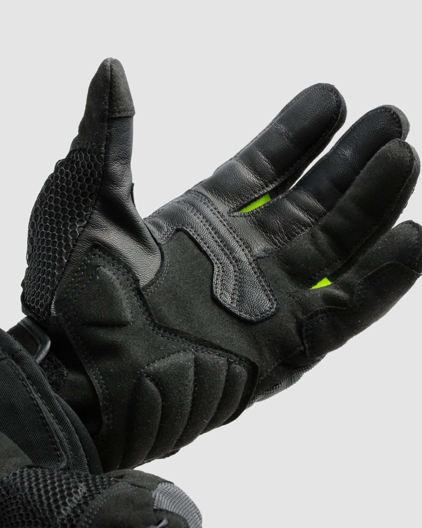 Core Rękawice Motocyklowe Żółte Fluo