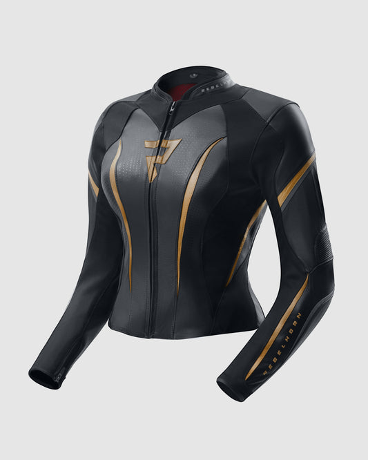 Diva ST Damska Kurtka Motocyklowa Złota