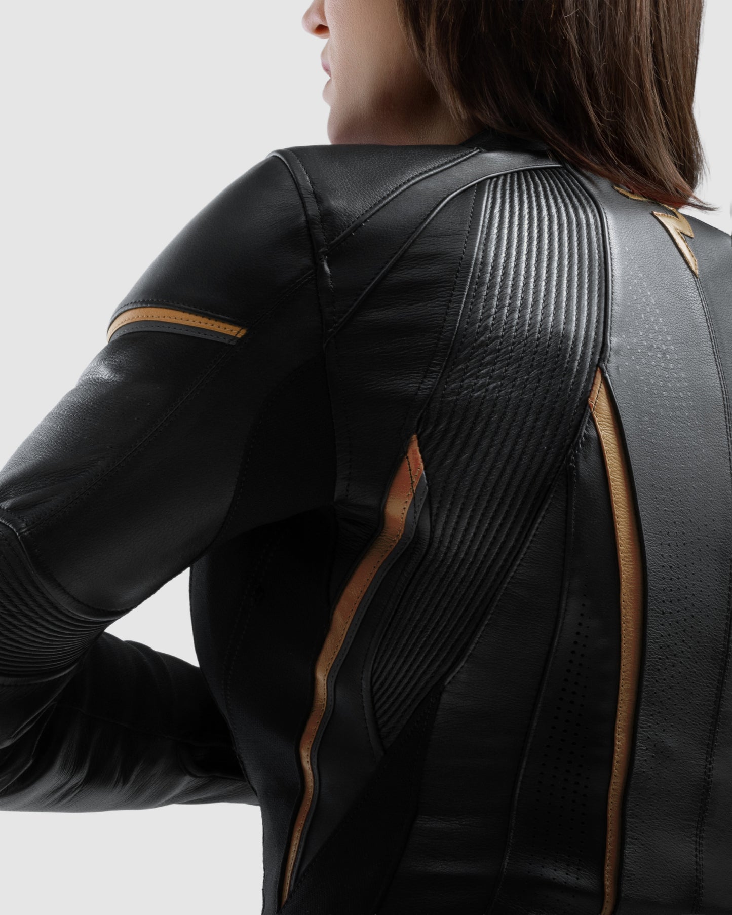 Diva ST Damska Kurtka Motocyklowa Złota