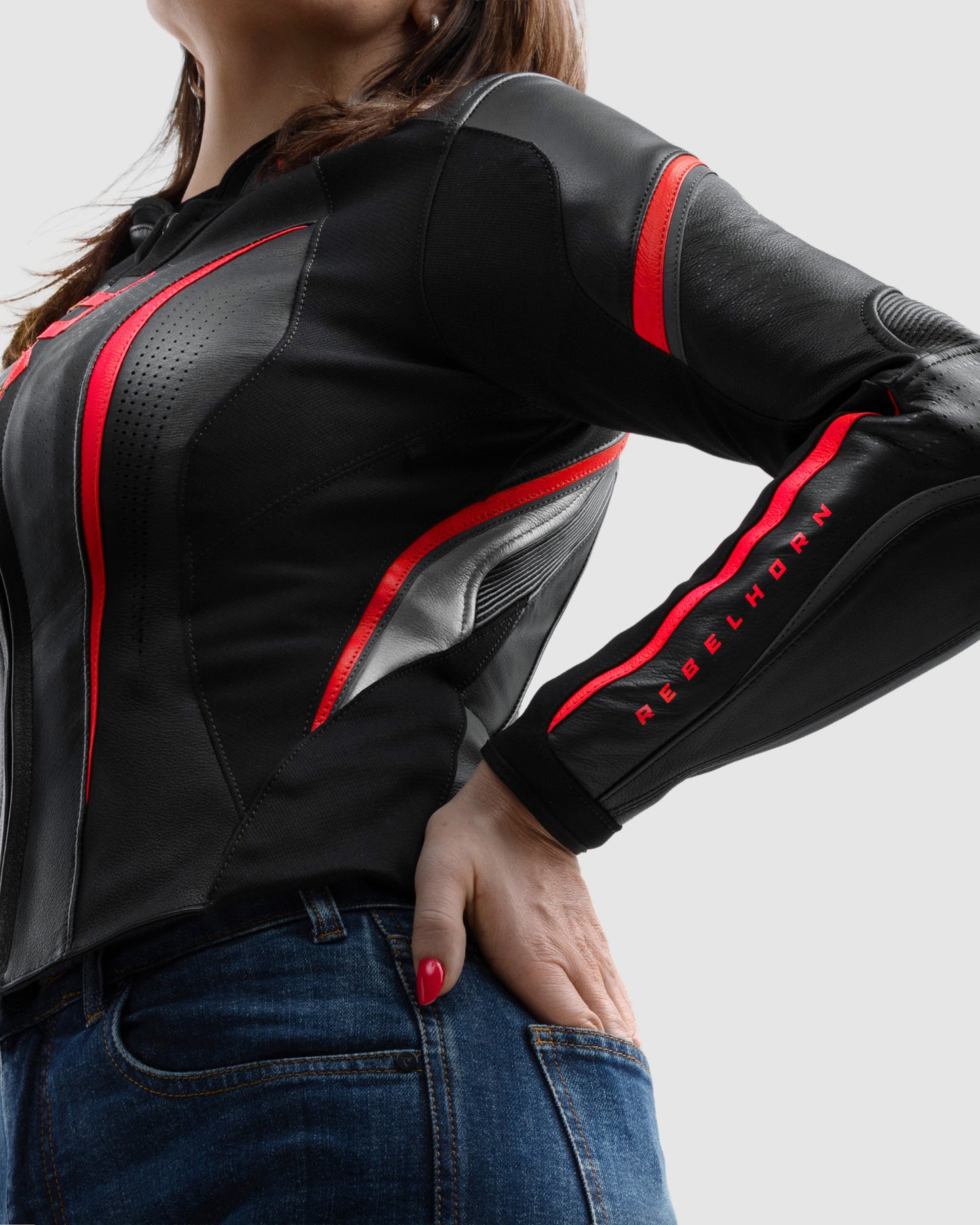 Diva ST Damska Kurtka Motocyklowa Czerwona