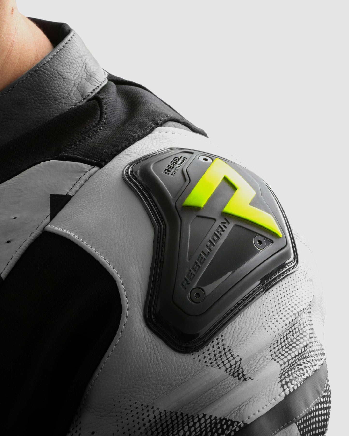 Inferno Kurtka Motocyklowa Skórzana Fluo