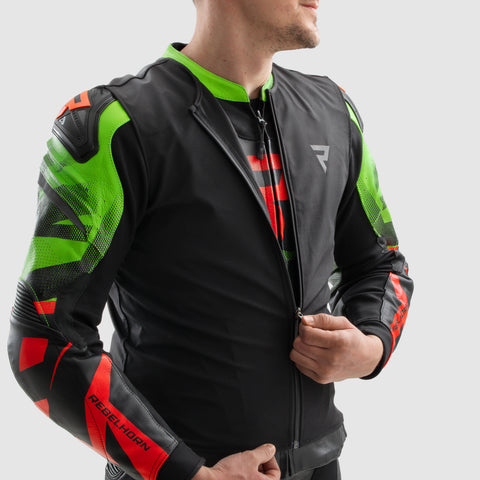 Kurtka motocyklowa Inferno Black / Green / Red